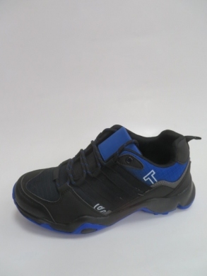 Buty sportowe damskie na płaskim (36-41) B604-1 BLACK/BLUE