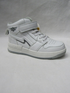 Buty sportowe dziewczęce (32-37) P808A WHITE/GREY