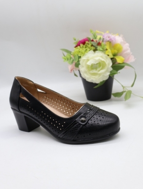 Półbuty damskie na obcasie (36-41) FY060-1 BLACK
