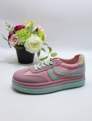 Buty sportowe damskie na płaskim (36-41) 8999 PINK
