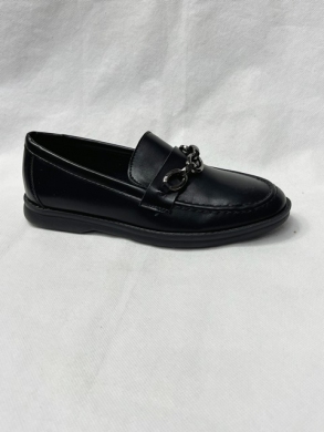 Mokasyny damskie na płaskim (36-41) 3243 BLACK