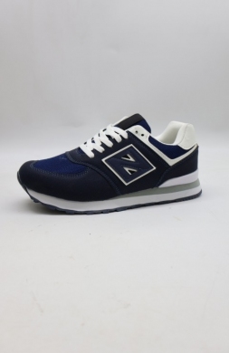 Buty sportowe damskie na płaskim (36-41) DNB6-10 NAVY/WH