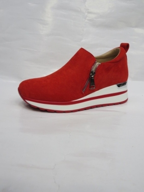 Półbuty damskie na koturnie (36-41) 8639 RED