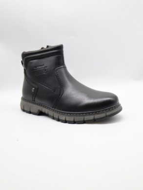 Botki męskie ocieplane (40-45) 62012-1 BLACK