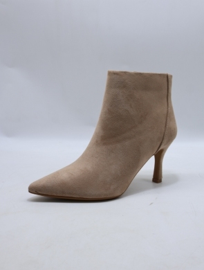 Botki damskie na szpilce (36-41) 8756 KHAKI