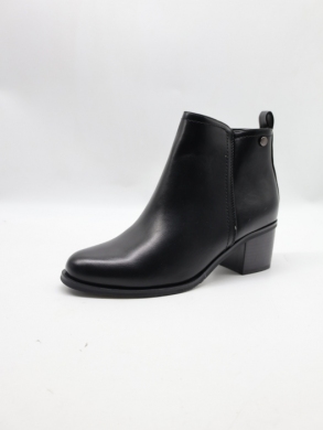 Botki damskie ocieplane na obcasie (36-41) 0-177 BLACK