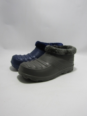 Kroksy męskie ocieplane (41-46) 8864 BL/NA/GREY