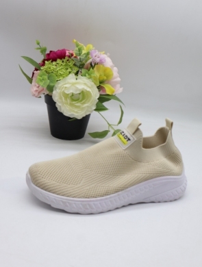 Buty sportowe damskie na płaskim (36-41) J-11 BEIGE