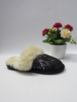 Kapcie damskie ocieplane (36-41) 0-848 BLACK