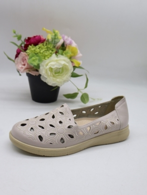 Półbuty damskie na płaskim (37-42) 7027-3 BEIGE