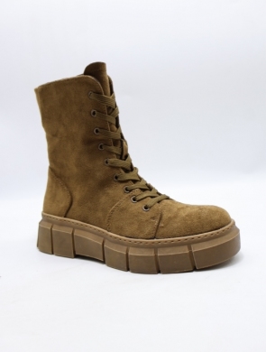 Botki damskie na płaskim (36-41) H3102 KHAKI