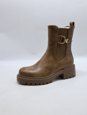Botki damskie na obcasie (36-41) DES829 KHAKI