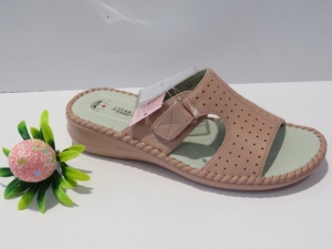 Klapki damskie na koturnie (36-41) SL2202-28 PINK