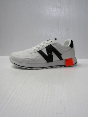 Buty sportowe damskie na płaskim (36-41) 8913 WHITE/BLACK