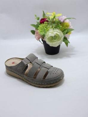 Klapki damskie na koturnie (36-41) 3026 GREY