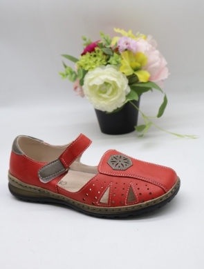 Sandały damskie na płaskim (36-41) 0673 RED