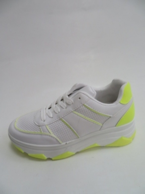 Buty sportowe damskie na płaskim (36-41) BK11 YELLOW