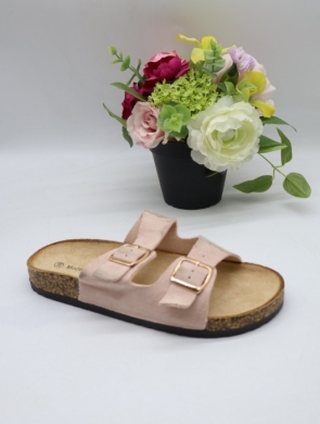 Klapki damskie na płaskim (36-41) 2410-3 PINK