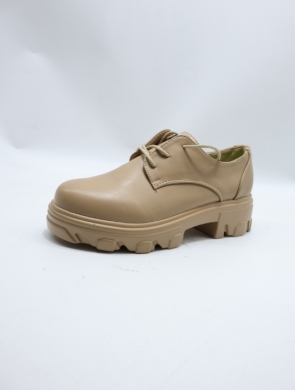 Półbuty damskie na płaskim (36-41) 6550-SD KHAKI