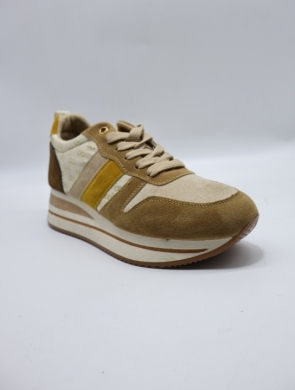 Buty sportowe damskie na płaskim (36-41) JF2982 BEIGE