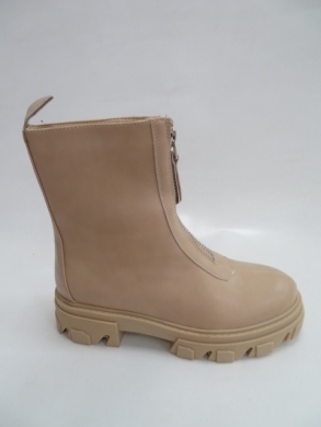 Botki damskie jesienne na płaskim (36-41) RB116 BEIGE