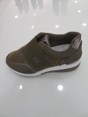 Buty sportowe damskie na koturnie (36-41) NB512 GREEN