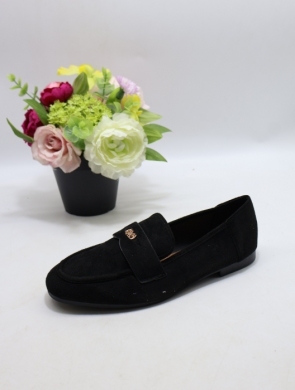 Mokasyny damskie na płaskim (36-41) 9711 BLACK