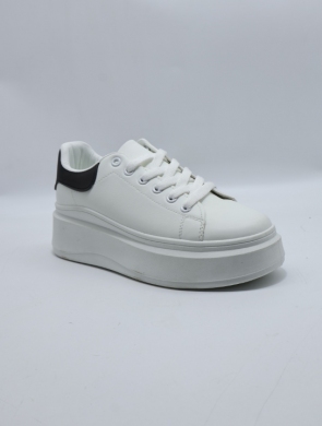 Buty sportowe damskie na płaskim (36-41) 8922 WH/BLACK