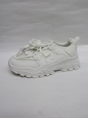 Buty sportowe damskie na płaskim (36-41) N69 WHITE