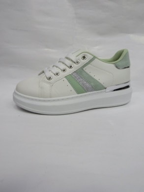 Buty sportowe damskie na płaskim (36-41) R131 GREEN