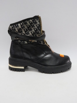 Botki damskie na płaskim (36-41) A7801 BLACK