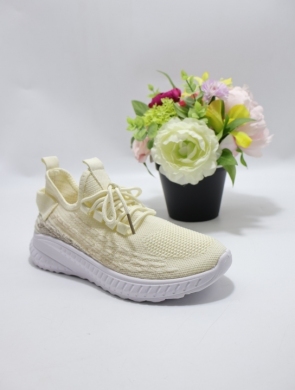 Buty sportowe damskie na płaskim (36-41) J-16 BEIGE