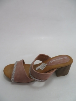Klapki damskie na obcasie (36-41) 5258 PINK