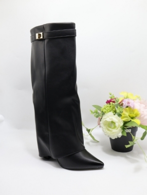 Kozaki damskie na obcasie (36-41) 8623 BL