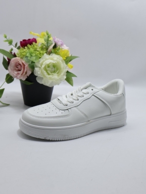 Buty sportowe damskie na płaskim (36-41) 168 WHITE