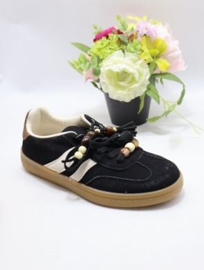 Buty sportowe damskie na płaskim (36-41) EV-511 BLACK