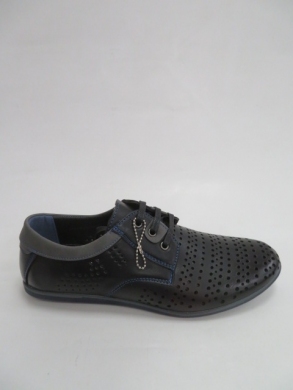 Półbuty Męskie (40-45) MSD-388 BLACK/BLUE