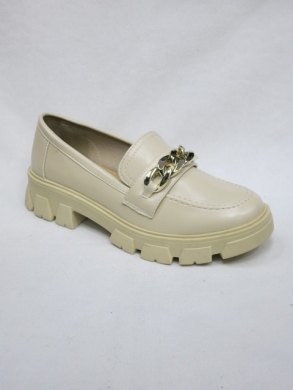 Mokasyny damskie na płaskim (36-41) 999 BEIGE