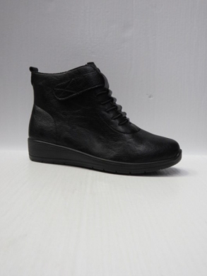 Botki damskie ocieplane na płaskim (39-43) DTA99-1 BLACK