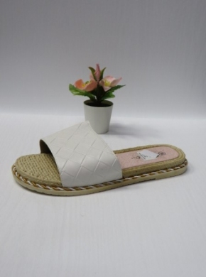 Klapki damskie na płaskim (36-41) RS-72 WHITE