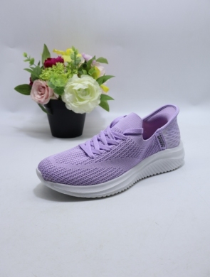 Buty sportowe damskie na płaskim (36-41) AD637 PURPLE/BL