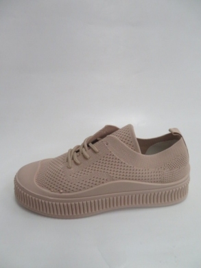 Buty sportowe damskie na płaskim (36-41) RE22 KHAKI