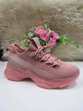 Buty sportowe damskie na płaskim (36-41) 2107 PINK