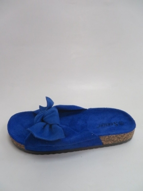 Klapki damskie na płaskim (36-41) ZCK02 ROYAL BLUE