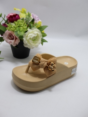 Basenówki damskie (36-41) 18352-5 KHAKI