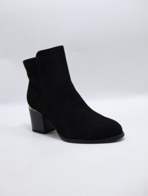 Botki damskie ocieplane na obcasie (36-41) BM65 BLACK