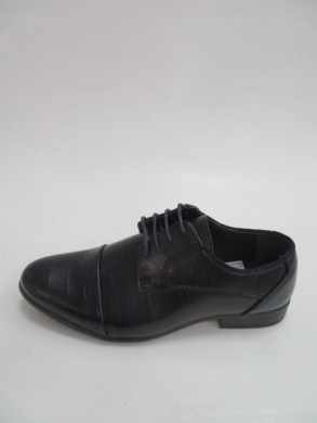 Półbuty męskie -skórzane (36-41) LXC 345 NAVY/BLUE