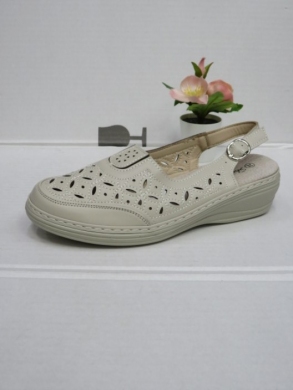 Sandały damskie na koturnie (36-41) 0552 BEIGE
