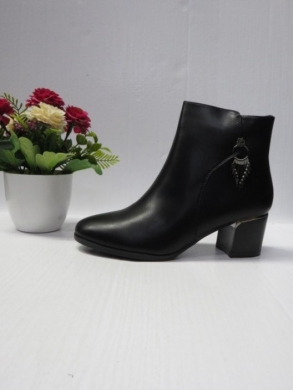 Botki damskie ocieplane na obcasie (36-41) DX2311 BLACK