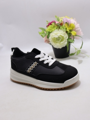 Buty sportowe damskie na płaskim (36-41) 88-106 BLACK
